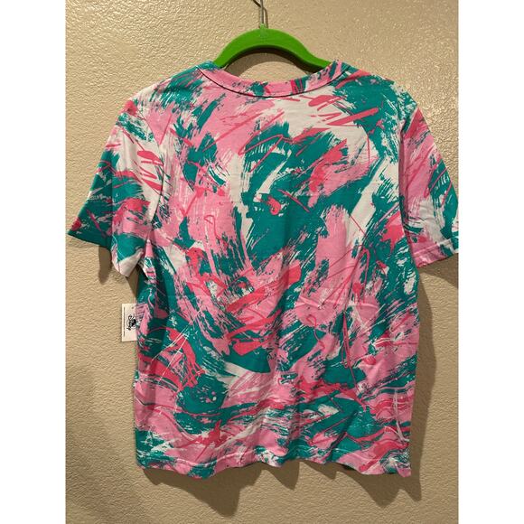 NWT Disney Parks Pixar Monsters Inc Mike Wazowski Abstract Art Kids XL Adult S/M - Picture 3 of 3